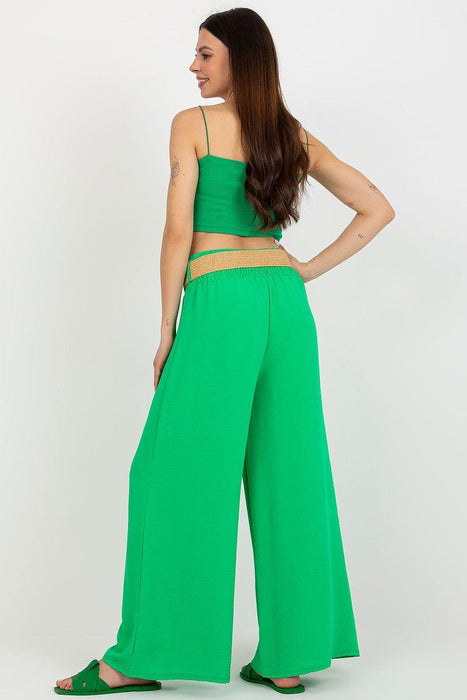 Sophisticated High-Waisted Fashion Trousers