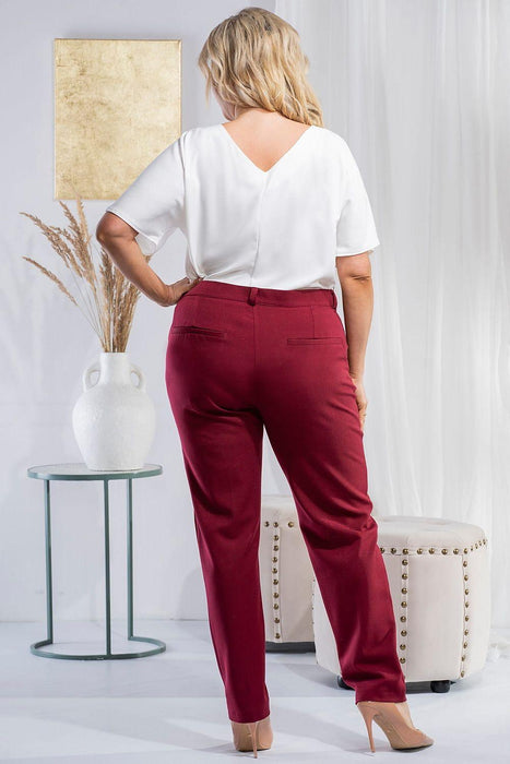 Mela High Rise Plus Size Tapered Pants Set