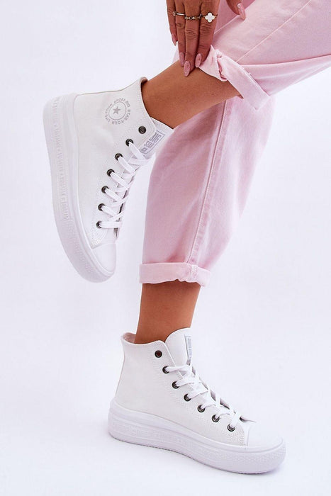 Chic High-Top Sneakers for Women - Model 180656