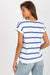 Chic Striped Pocket Top