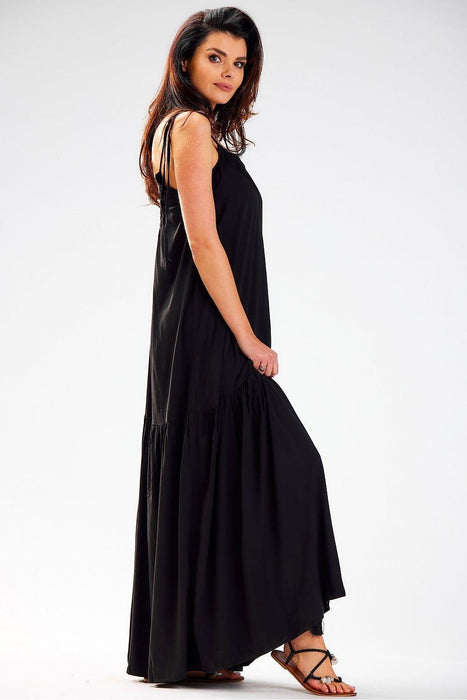 Summer Breeze Ruffle Maxi Dress