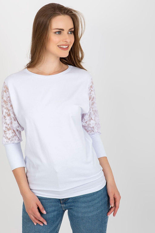 Elegant Lace Detail Blouse