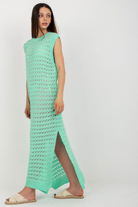 Sunny Escape Sleeveless Knit Dress