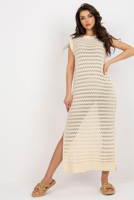 Sunny Escape Sleeveless Knit Dress