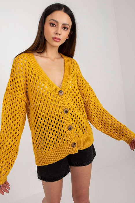 Chic Button-Up Knit Cardigan for Women