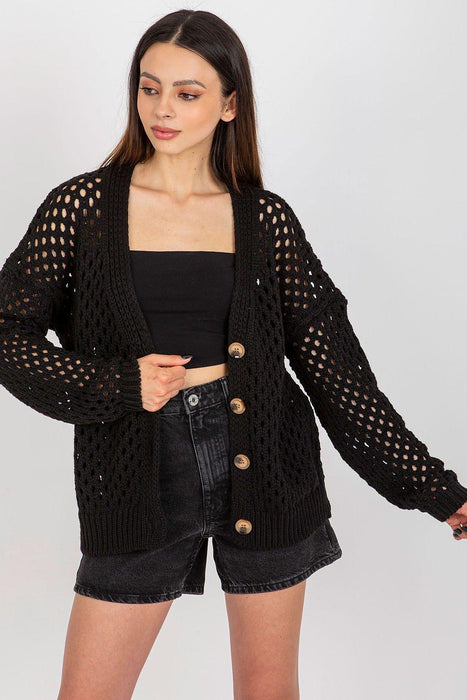 Chic Button-Up Knit Cardigan for Women