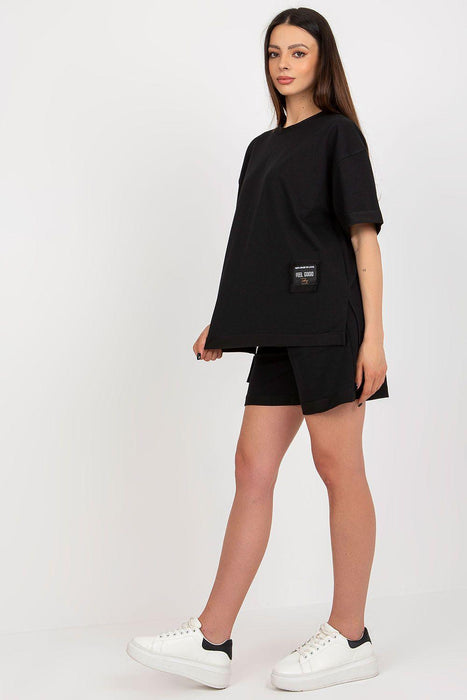 Badu Casual Cotton Blouse and Shorts Set