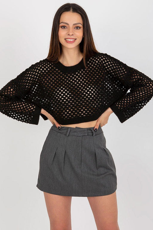 Trendy A-Line Mini Skirt with Functional Pockets