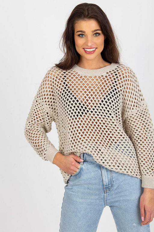 Elegant Openwork Summer Sweater