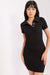 Chic Comfort Ribbed Daydress with Elegant Touches