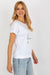 Chic Parisian-Inspired Cotton Short Sleeve Top