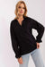 Lace-Accented Sophisticated Long-Sleeve Top