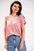 Elegant Asymmetric Boatneck T-Shirt for Fashion-Forward Styling