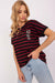 Radiant Striped Sequin Top