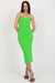 Sophisticated Ribbed Pencil Dress for Effortless Daytime Style