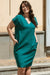 Elegant Curve-Enhancing Karko Dress