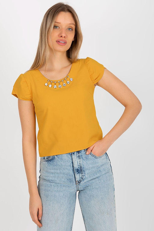 Chic Jeweled Lakerta Top