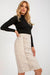 Sophisticated Textured Ruffle Pencil Skirt for Chic Styling