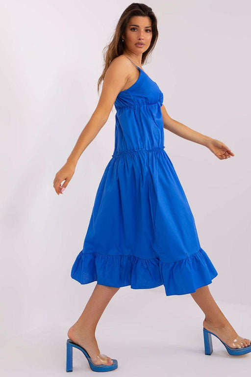 Elegant Ruffled Summer Dress