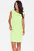 Elegant Midi-Length Sheath Dress with Feminine Touch