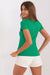 Elegant Ribbed Top with Heart-Shaped Neckline