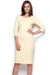 Chic Elegance Boat Neck Midi Dress - Women's Knitwear Collection