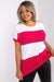 Chic Cotton Plus Size Striped Blouse