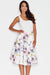 Floral Fantasy Flared Midi Skirt - Figl's Charming Elegance