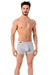 Men's Snow White Lycra Boxer Briefs for Superior Comfort and Style