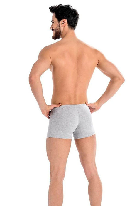 Men's Snow White Lycra Boxer Briefs for Superior Comfort and Style