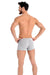 Men's Snow White Lycra Boxer Briefs for Superior Comfort and Style