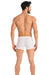 Men's Snow White Lycra Boxer Briefs for Superior Comfort and Style