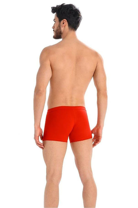 Men's Snow White Lycra Boxer Briefs for Superior Comfort and Style