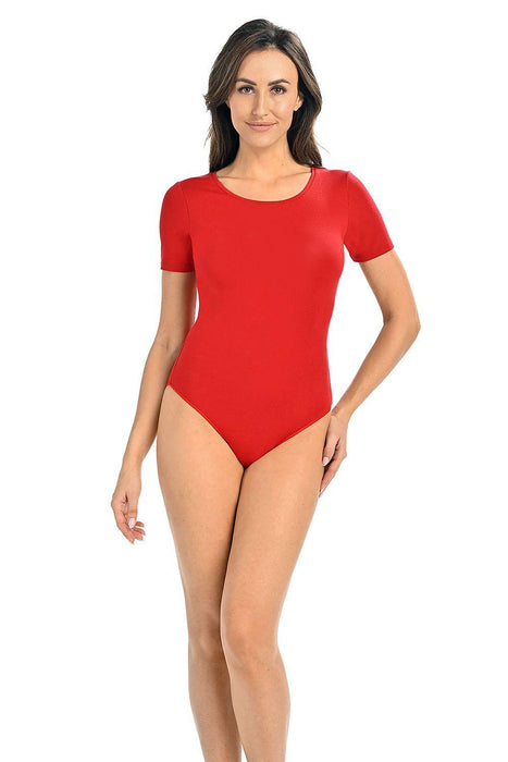 Stylish Short-Sleeve Bodysuit Set