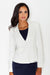 Chic Slim Fit Stretch Blazer with Two-Button Front Closure