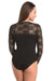 Luxe Lace Cotton Bodycon Bodysuit for Women