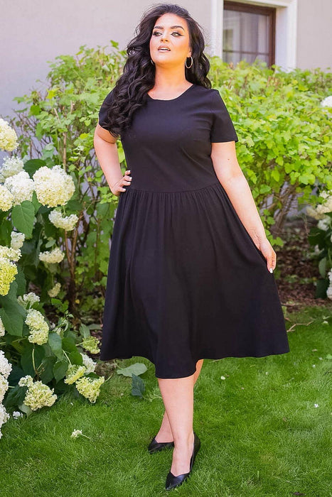 Chic Plus Size Flared Summer Dress - Maria Collection by Karko