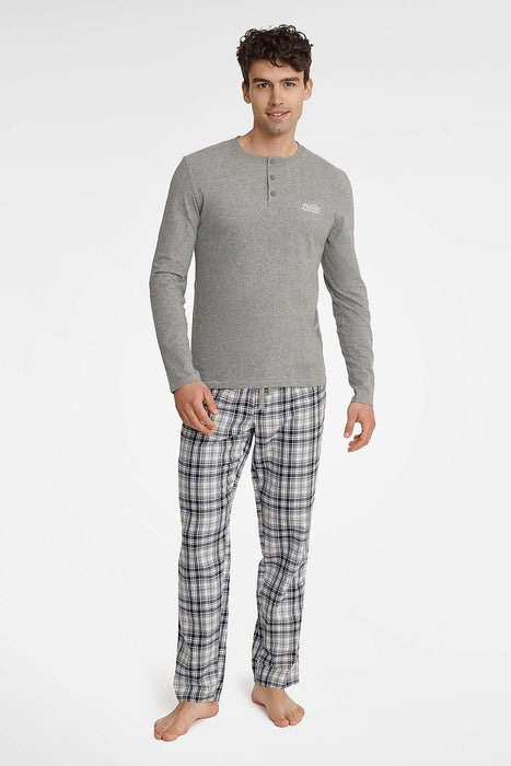 Charming Men's Graphic Sleepwear Set