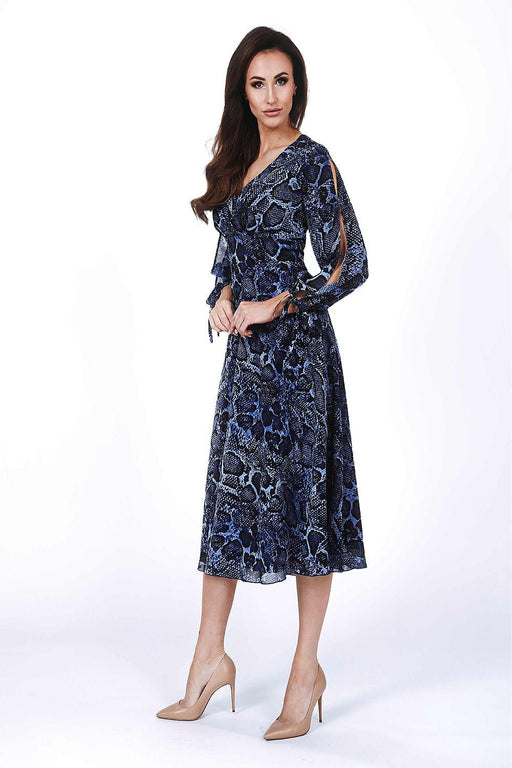 Timeless Elegance Chiffon Midi Dress - Perfect for Any Occasion