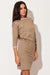 Autumn Elegance Cotton Daydress: Luxurious Style Statement by Katrus