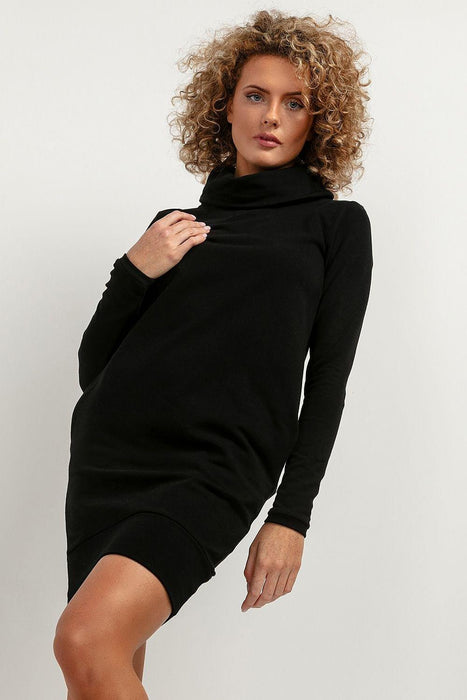 Cozy Chic Chimney Neck Midi Dress