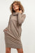 Cozy Chic Chimney Neck Midi Dress