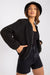 Rue Paris Chic Black Denim Jacket