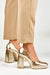 Sustainable Chic Chunky Heel Square Toe Pumps