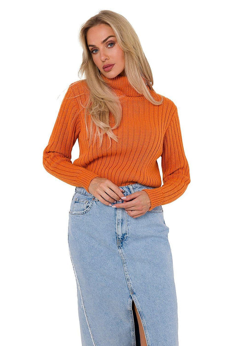 Chic Knit Turtleneck Pullover