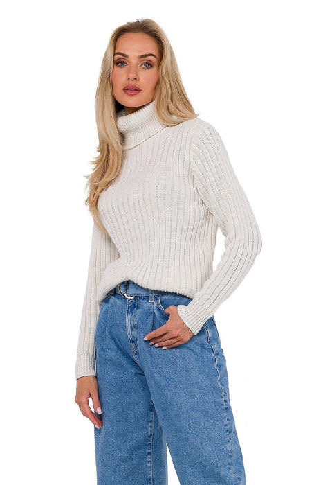 Chic Knit Turtleneck Pullover