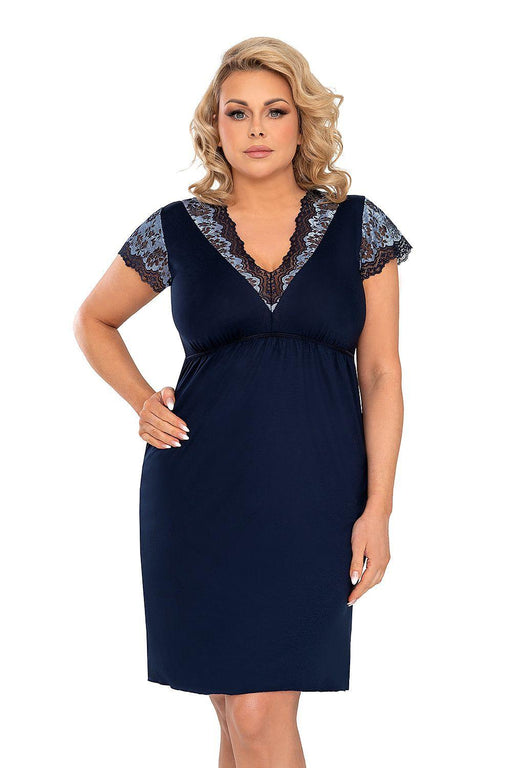 Enigmatic Elegance Plus Size Nightshirt