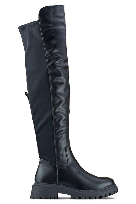 Elite Luxe Musketeer Leather Boots