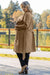 Elegant Curves: Plus Size Simona Overcoat by Karko