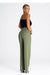 Chic Wide-Leg Pants with Modern Waist Design